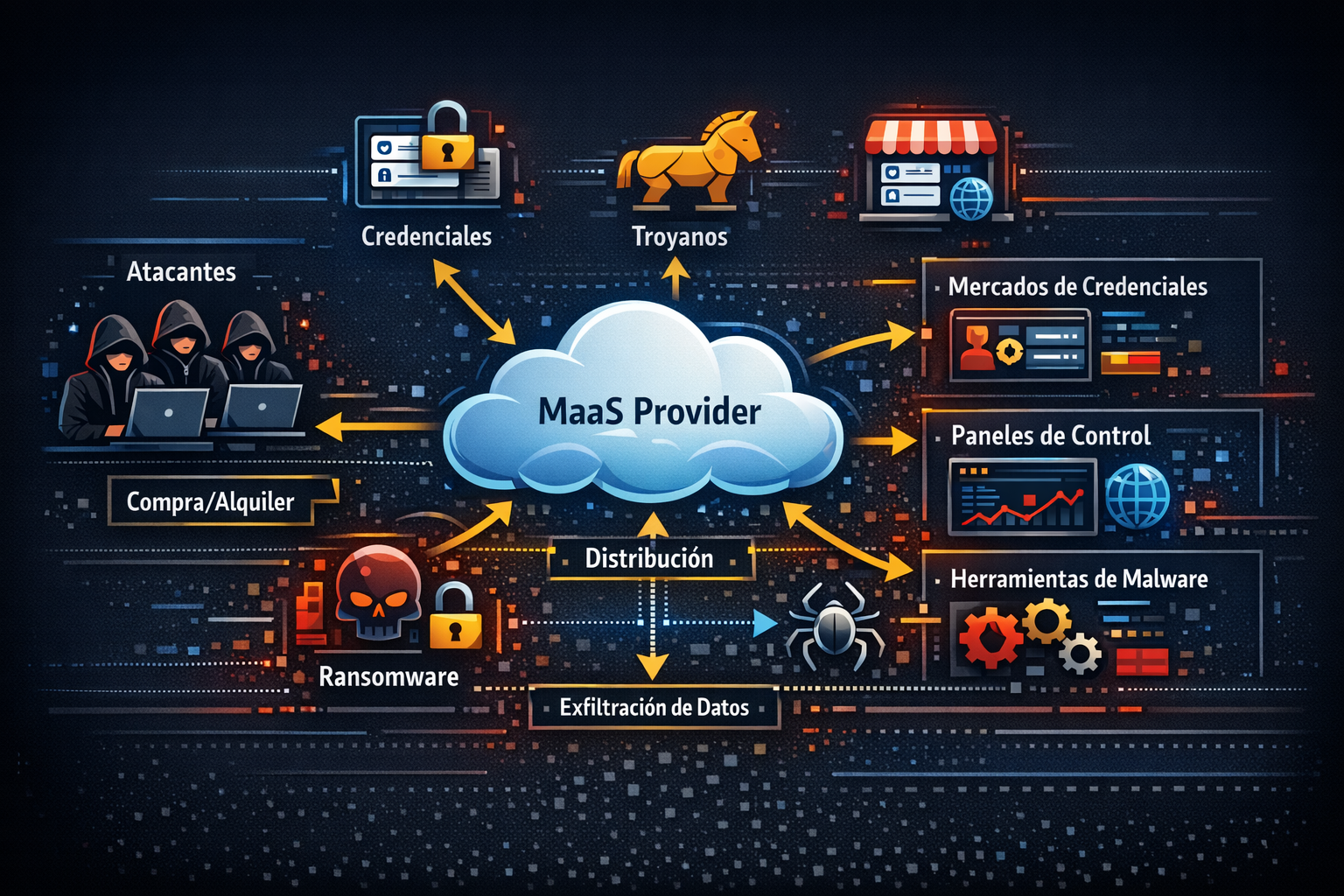 Arquitectura de Malware as a Service